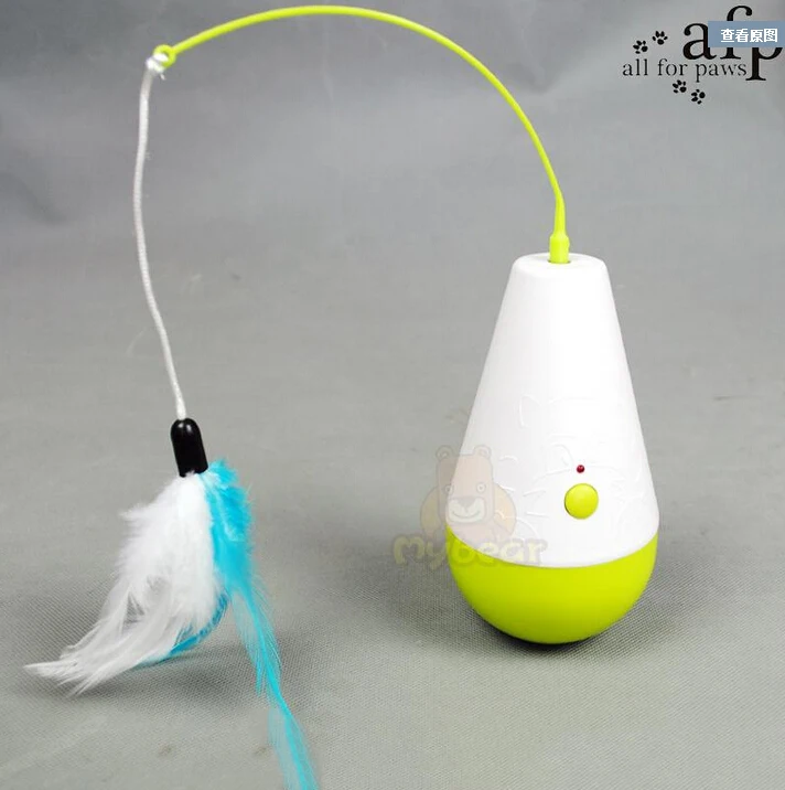 AFP товары для домашних животных кошка игрушка неваляшка Fashing перо палка котенок