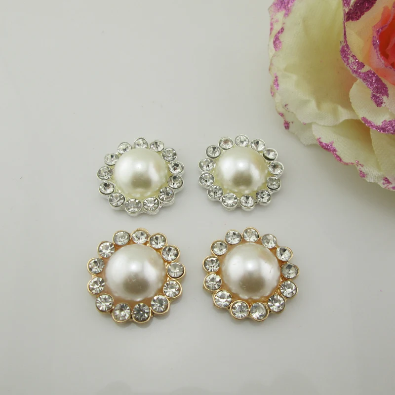 (BT141 22 мм) 20 шт. жемчужные пуговицы с плоской задней стороной|rhinestone flatback button|flatback