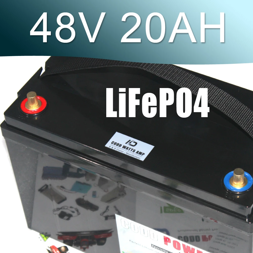 Аккумулятор LiFePO4 48 В 20 А · ч глубокий циклический разряд батарея lifepo4 для