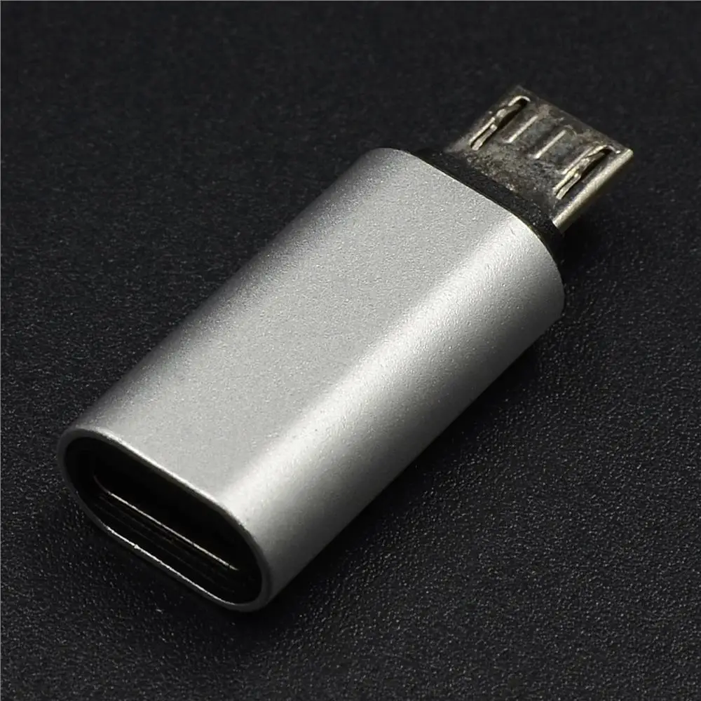 Металлический переходник Type C с разъемом Micro USB для адаптера C|Переходники и
