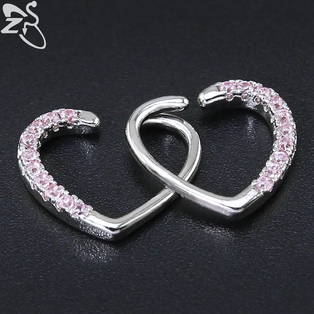 Пирсинг для ушей женщин и девушек украшение 16 калибров|crystal clip earings|clip earringsclip piercings