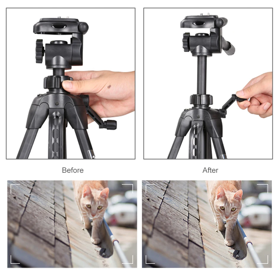 Штатив-тренога ALUMOTECH для цифровой зеркальной камеры с максимальной нагрузкой 3 кг