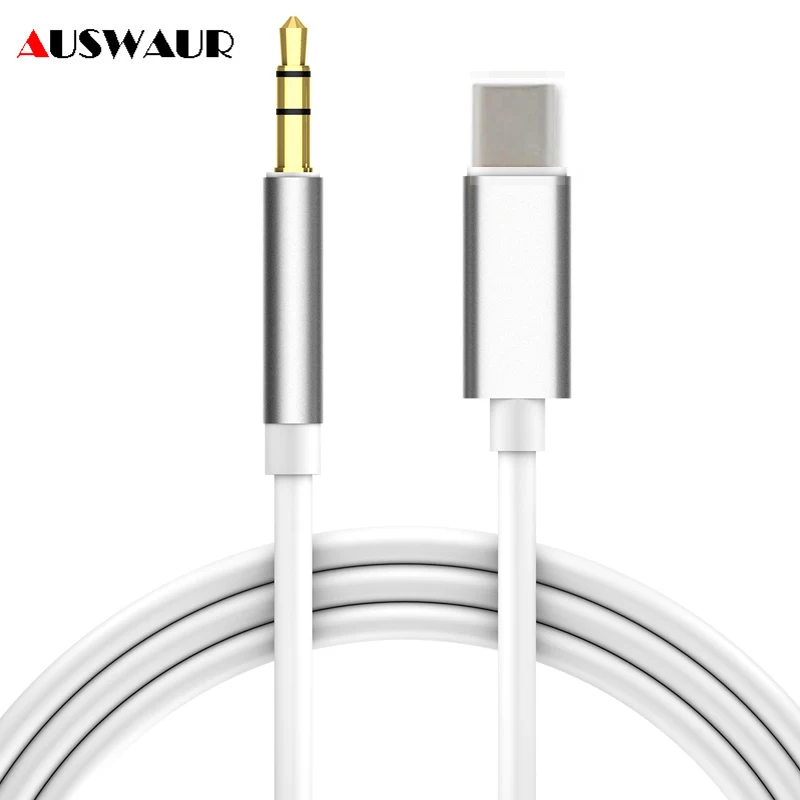 Аудиокабель-адаптер для разъема USB Type-C-3 5 мм 1 м разъем Aux автомобильного