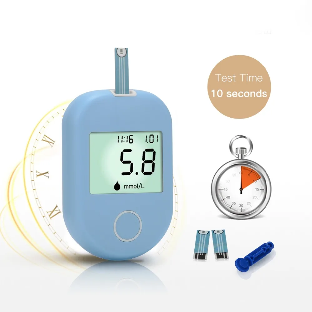 2 единицы mmol/L& mg/dl измеритель уровня глюкозы в крови с полосками Lancets Pen 0.6ul медицинский измеритель уровня сахара в крови глюкометр диабет авто код
