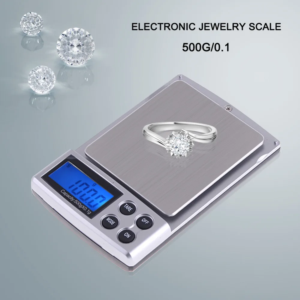

Yieryi ЖК-цифровой мини-ювелирные изделия, электронные весы 500 г * 0.1g1000g * 0.1g2000g * 0.1g100g * 0.01g200g * 0.01g300g * 0.01g500g * 0,01g