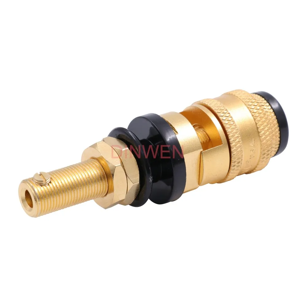 CMC 878M-SE 878L-SE High End OFC латунный динамик AMP Binding Post женский банановый разъем позолоченный Hifi аудио DIY
