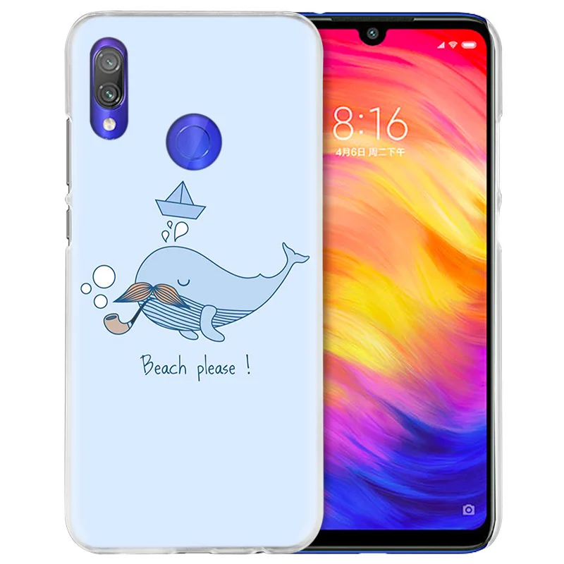 Чехол с забавным Китом для Xiao mi Red mi Go Note 7 6 6A Pro S2 5 5A 4X mi A1 A2 9 mi x 3 5G 8 lite Play F1 твердый PC Kawai чехол для телефона