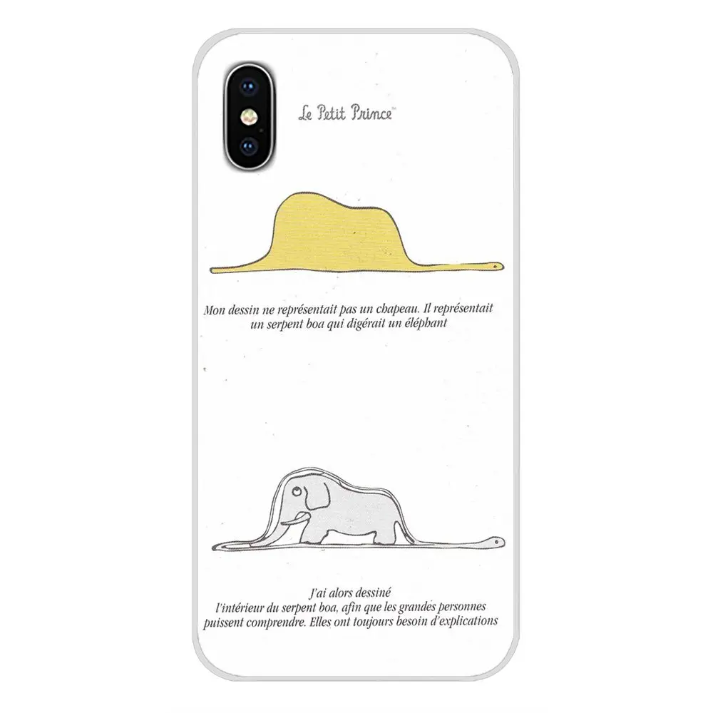 Силиконовый чехол-кошелек с рисунком Маленького принца слона для Xiaomi Redmi Note 6A MI8 Pro