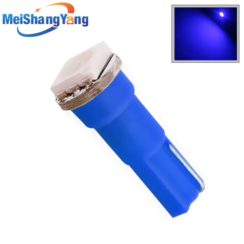 Синяя светодиодная лампа T5 1 SMD 5050 для приборной панели 74 светодиода