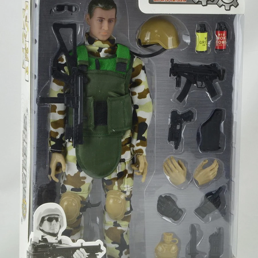 12 &quot1/6 SWAT SDU Униформа морских котиков военные пластиковые игрушки наборы солдат