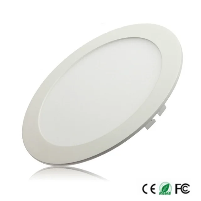 

20pcs/lot Ultra Thin Led Panel Downlight 3w 4w 6w 9w 12w 15w 25w Round Ceiling Recessed Spot Light AC85-265V Painel lamp CE