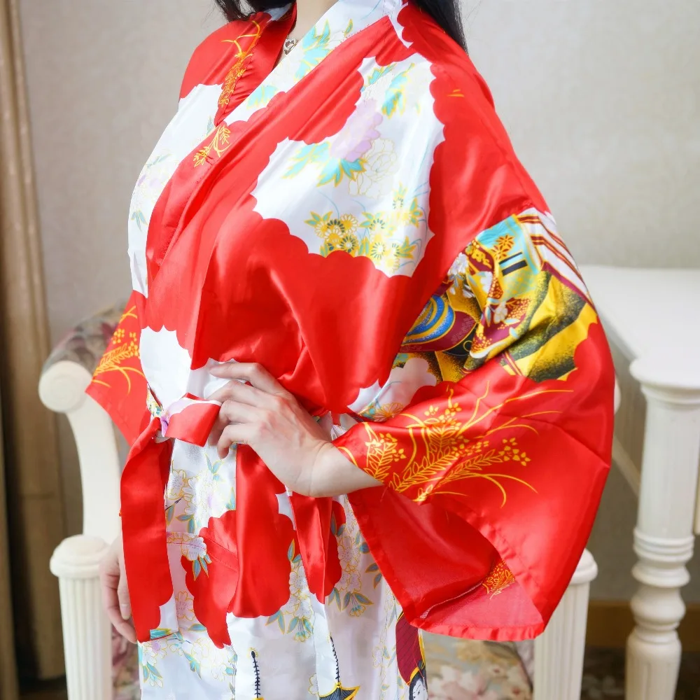 Большой размер модное женское летнее сексуальное длинное кимоно банное платье