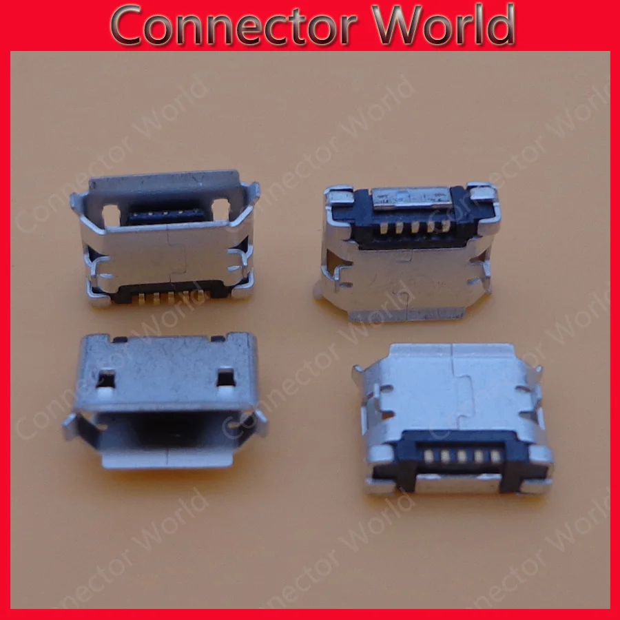 50 шт./лот Micro USB зарядка данных Разъем питания Порт зарядное устройство разъем для
