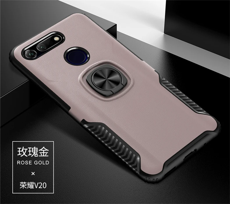 Противоударная подставка чехол для huawei Y7 Y6 Y5 Prime для телефона повышенной прочности с протекторным рисунком и чехол для Honor 8X Max 7X V20 V10 Nova 4 3 3i держатель чехол