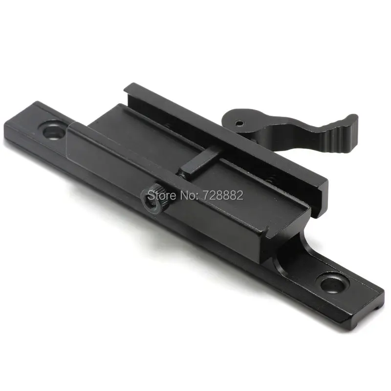 Быстросъемный Адаптер для крепления на рельсах Пикатинни конвертер QD прицела