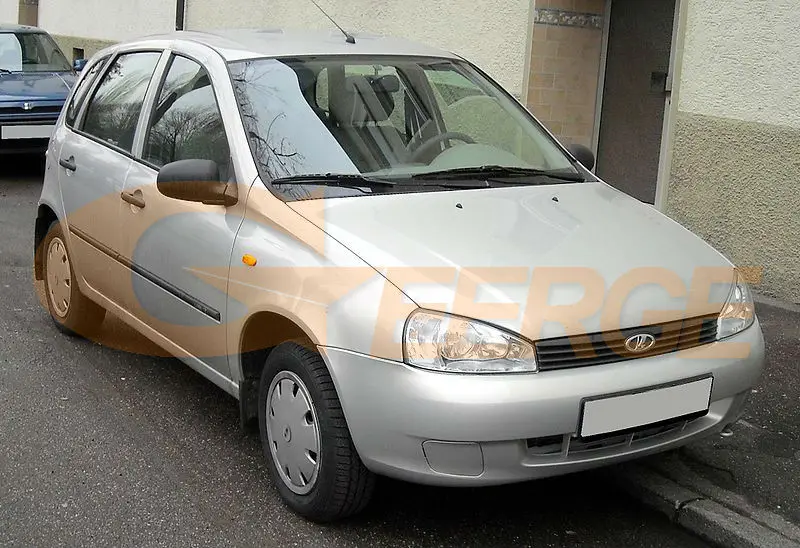 Для Lada Kalina 1119 1118 1117 119 117 2005-2013 RF Bluetooth контроллер многоцветный ультра яркий RGB комплект светодиодов «глаза ангела»