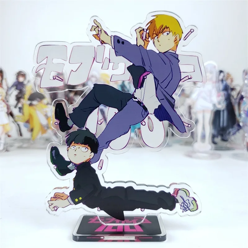 02 Аниме толпа Psycho 100 Mobu Saiko Hyaku Reigen Arataka Kageyama Shigeo Косплей стенд фигурка модель акриловый стол Декор подарок - Цвет: 02