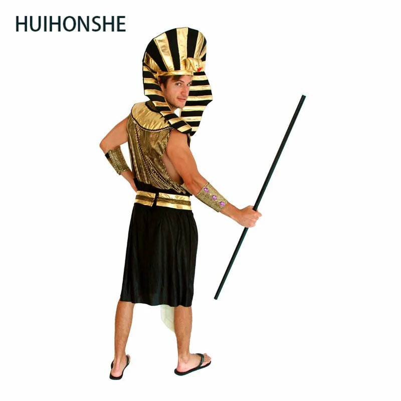 Костюмы египетского фараона для вечеринки на Хэллоуин одежда взрослых костюм