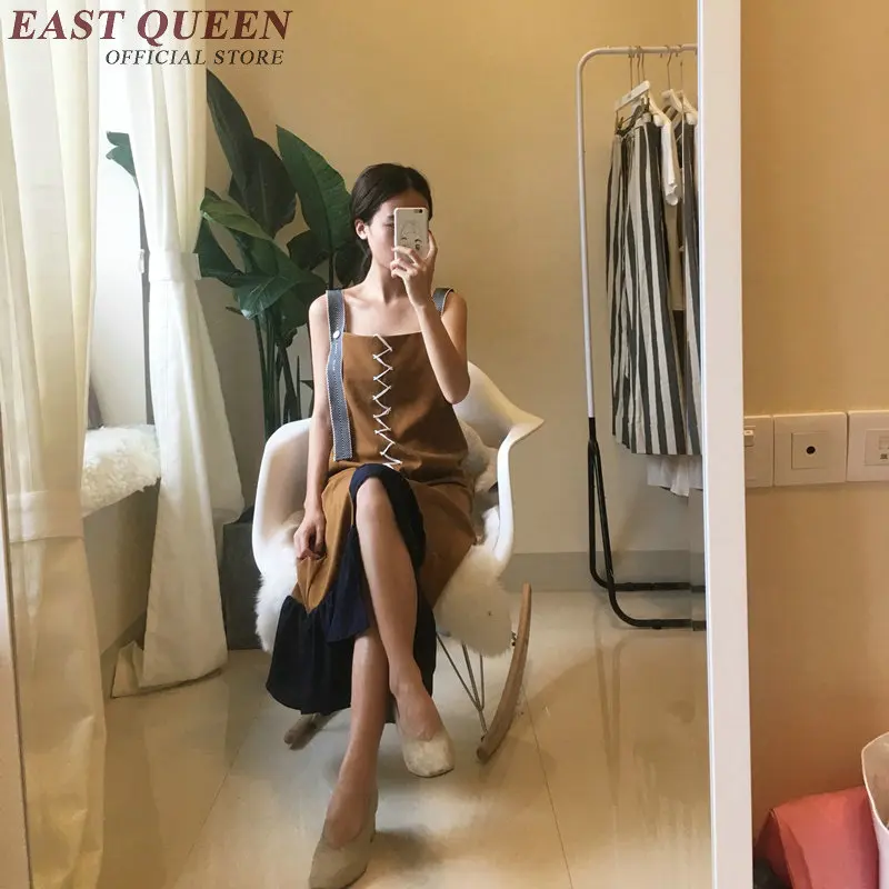

Women asymmetric dresses summer female fashion pinafpre summer 2018 dress women dresses asymmetric casual sundress KK1168