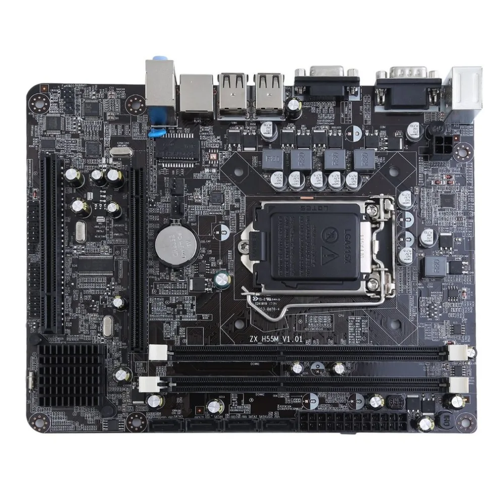 Высокая Queality профессиональная материнская плата H55 A1 LGA 1156 DDR3 Оперативная память 8 ГБ доска настольного компьютера материнская плата 6-канальный материнская плата