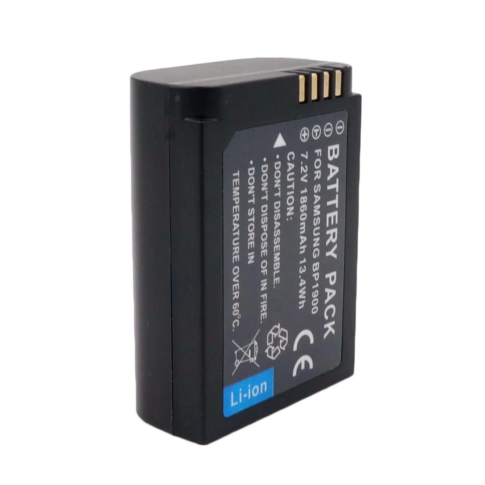 2 шт. Аккумулятор для камеры WHCYonline BP1900 1860 мА/ч Samsung Smart Camera NX1 с аккумулятором на 1
