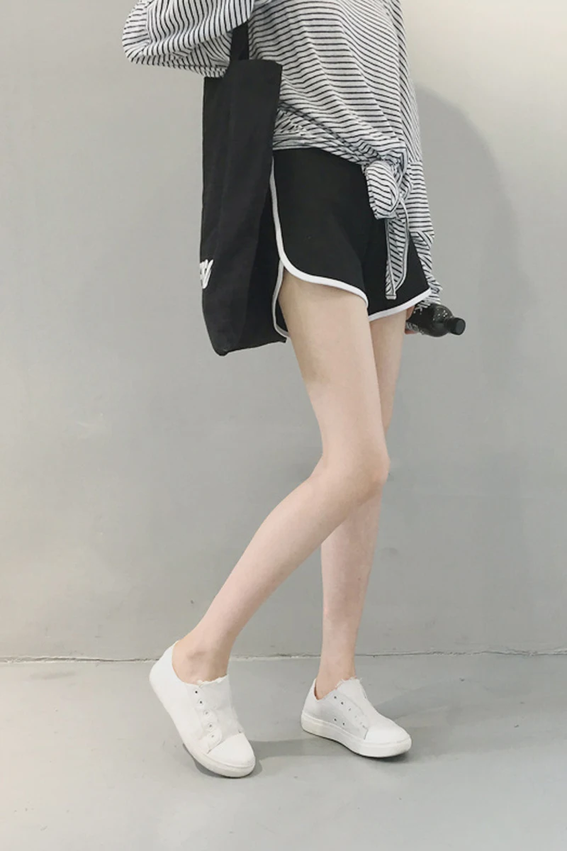 Woman Clothes Korean Style Ulzzang Harajuku Fitness High Waisted Shorts Women Casual Outwear Short Pants Chores Cortos Mujer | Женская