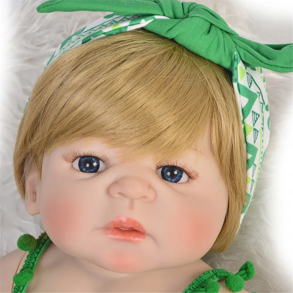 Кукла Bebe Reborn 55 см полностью силиконовая кукла детские виниловые игрушки большие