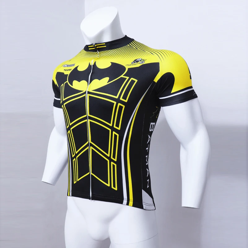 2019 супер герой костюм с искусственной мускулатурой Велоспорт Джерси наборы для