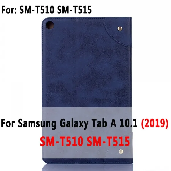Кожаный чехол для samsung Galaxy Tab A A6 10,1 SM-T580 SM-T585 T580 T585 SM-T510 SM-T515 T510 T515 роскошный чехол с откидной крышкой - Цвет: SM-T510 SM-T515 Case