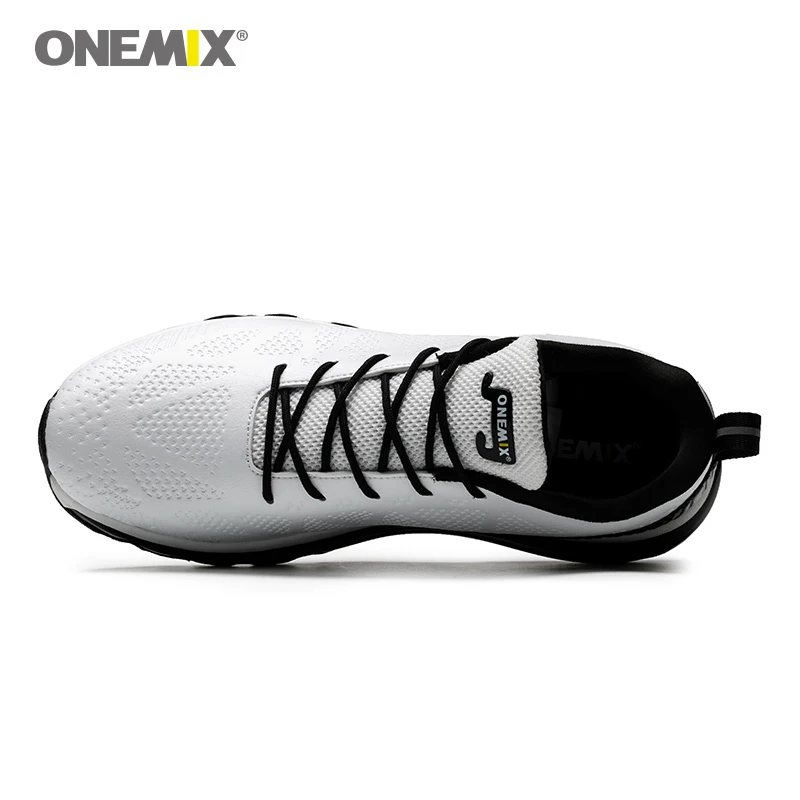 Onemix Air Cushion Running shoes for Men's 97 waterproof leather outdoor running shoe Jogging Sneakers Outdoor Fitness Sneakers