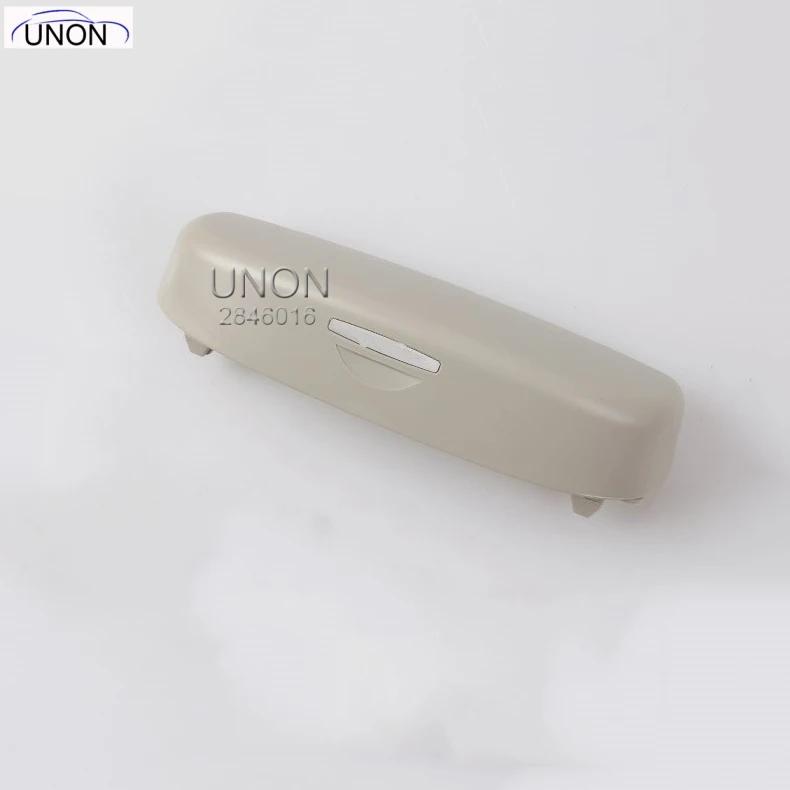 Чехол для очков Unon, органайзер, коробка для солнцезащитных очков, держатель для хранения для peugeot 208 2008 3008 для Honda HRV Fit Civic CRV Accord - Название цвета: Beige box 1pc