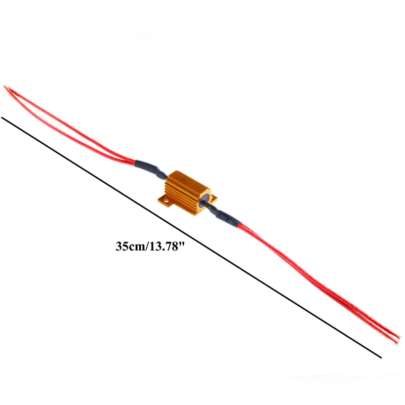 

2x LED 25W 6.8Ohm Canbus DRL Fog Light Gold Load Resistor Decoder Fast Wiring G6KC