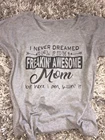 Я никогда не мечтали расти, чтобы быть freakin удивительный футболок для мам Женская мода гранж подарок матери лозунг в винтажном стиле эстетическое футболки, топы