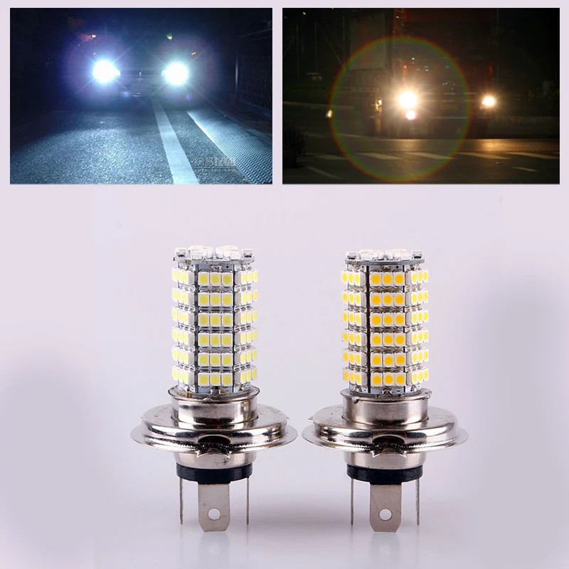 Новый стиль автомобиля 3528 102 SMD светодиодный Теплый чистый белый противотуманный