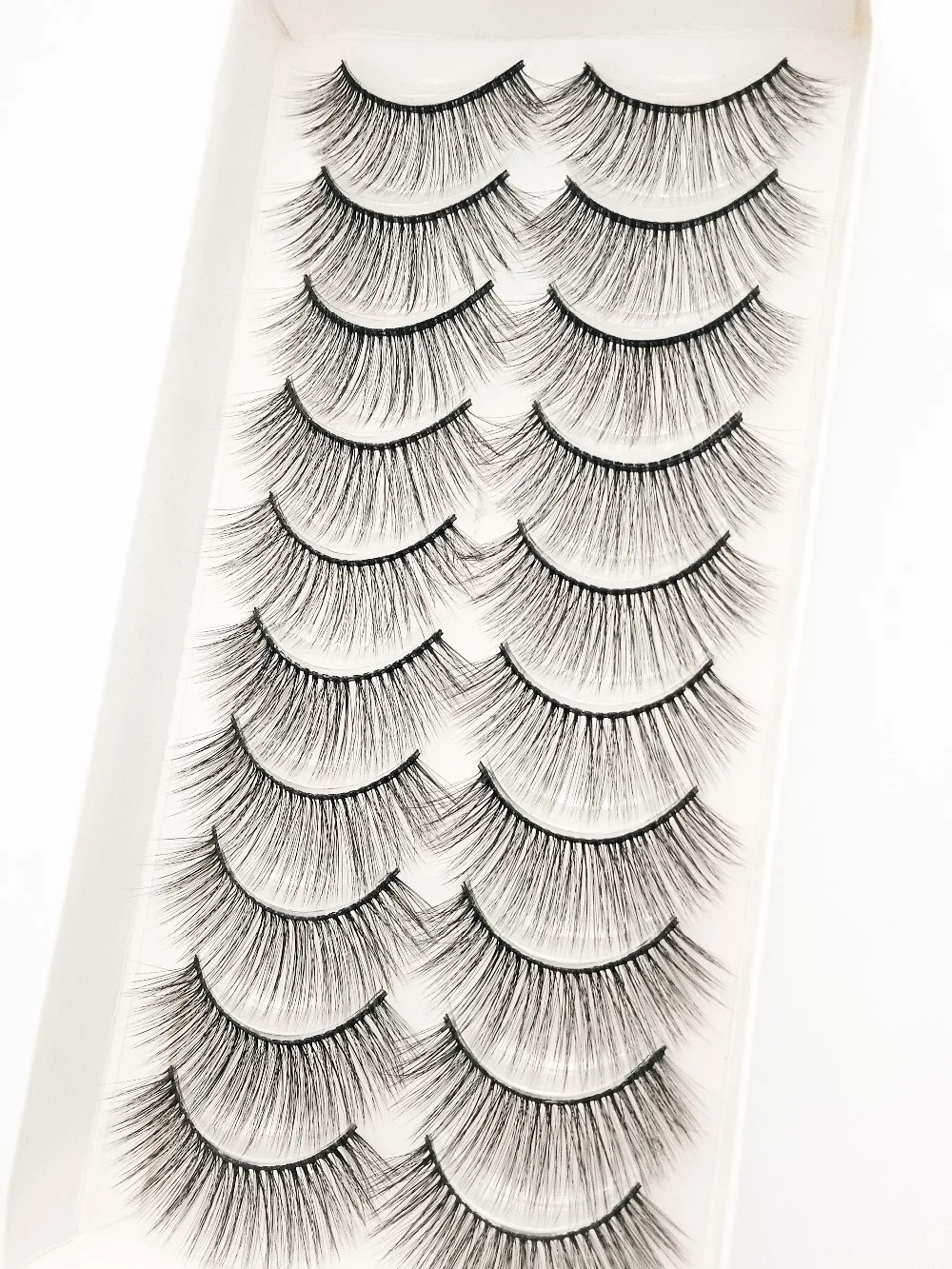 Новинка года 10 пар норковые ресницы 3D натуральный накладные ресницы 3d норки мягкие наращивание ресниц Макияж комплект Cilios