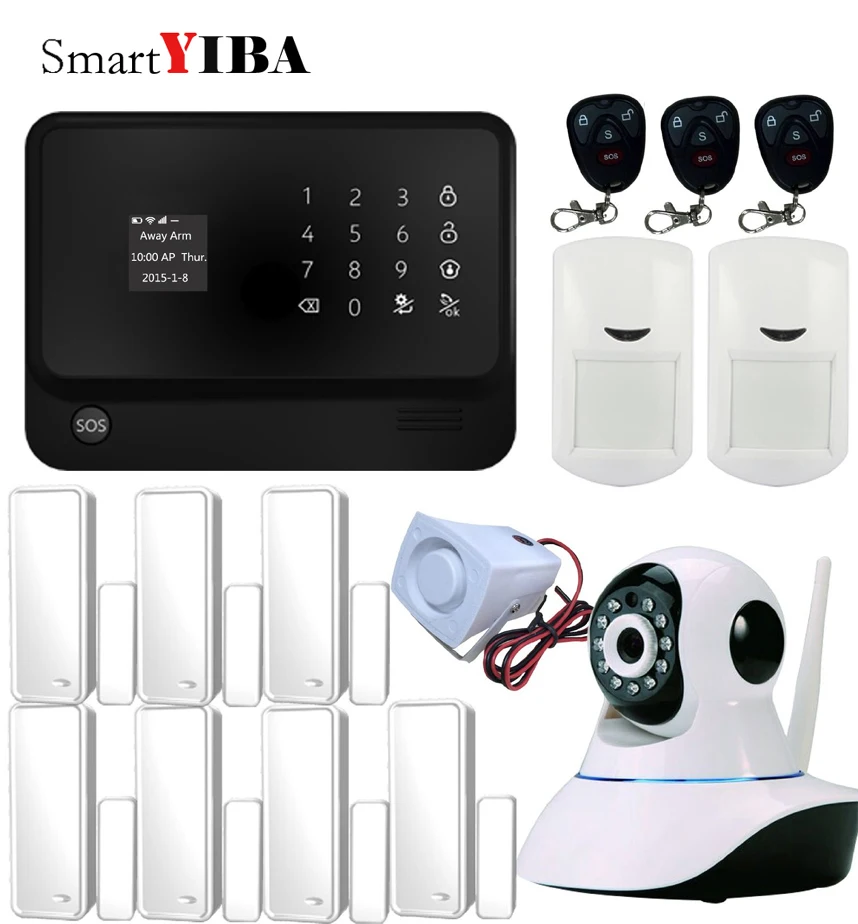 SmartYIBA ЖК дисплей сенсорной клавиатурой IOS и Android app контролируемых беспроводной GPRS