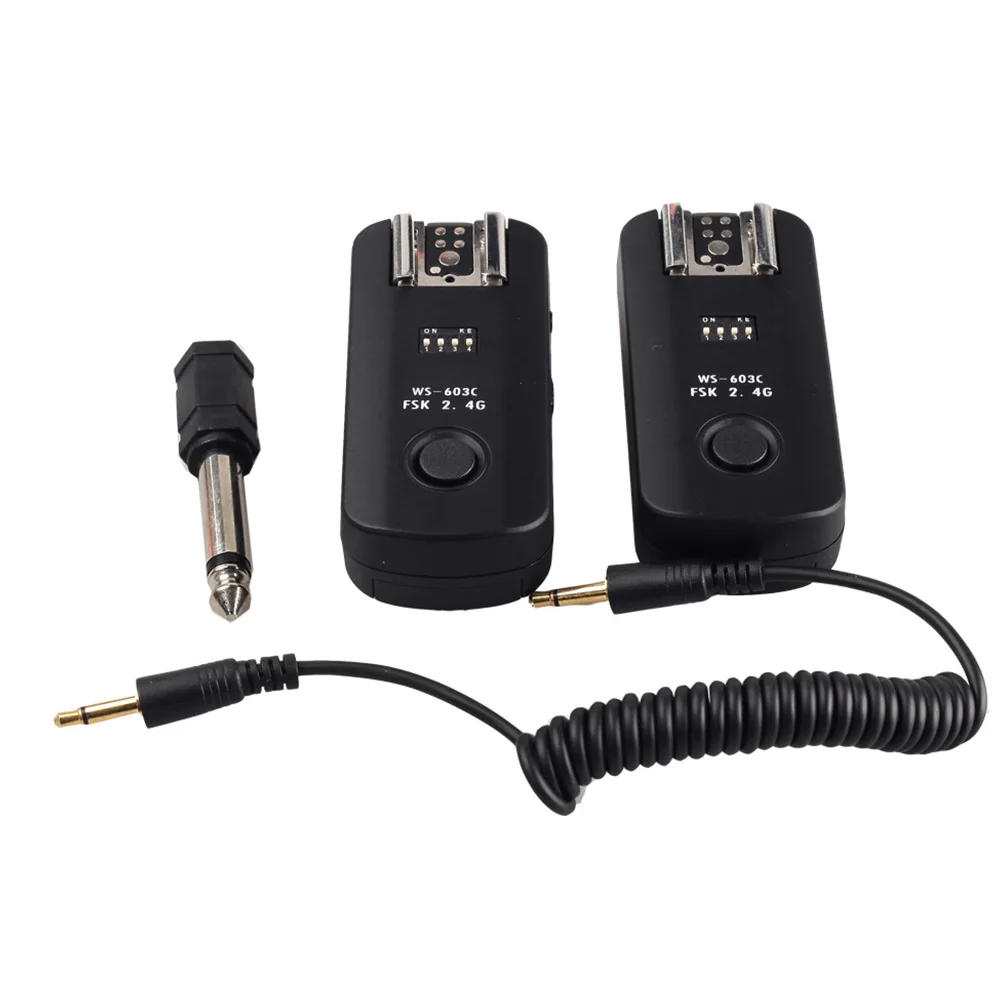 2 шт. WS 603C2.4GHz Беспроводной пульт дистанционного запуска вспышки