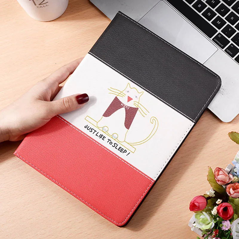 Чехол с рисунком кота для нового iPad Mini 5 Folio Stand Smart Cover Auto Wake Up/Sleep для Apple iPad Mini 5 защитные чехлы