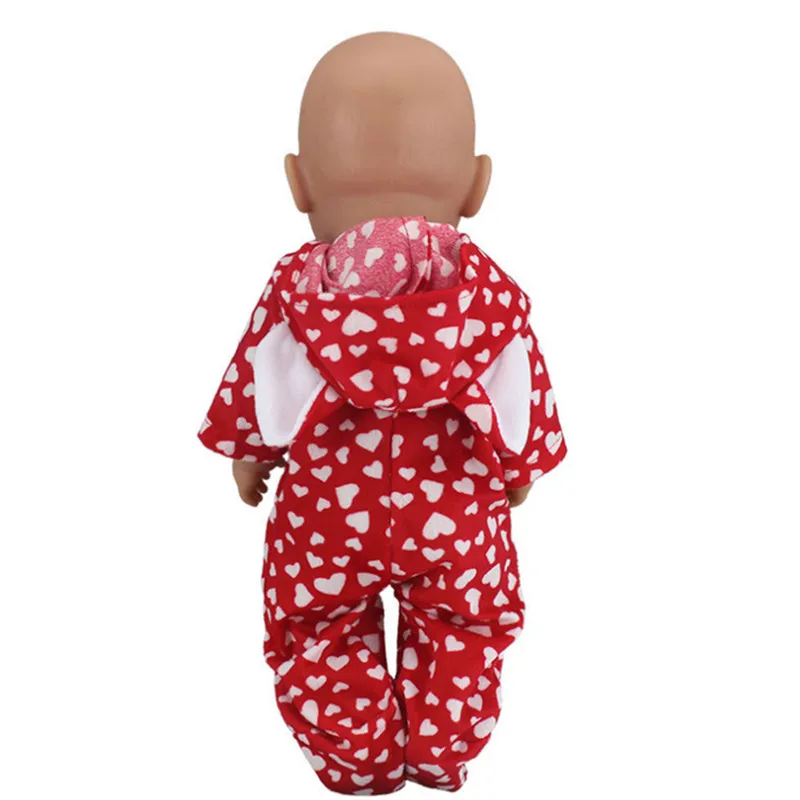 Baby New Born Fit 17 inch 43cm Doll Clothes Accessories Warm Dot Suit For Birthday Gift | Игрушки и хобби