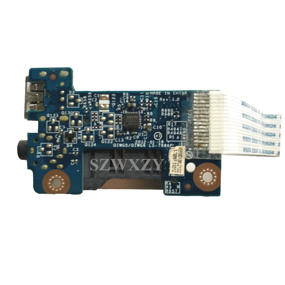 Оригинальный аудиоразъем USB порт для Lenovo N580 G580 G480 NBX00011K00 LS 7986P полностью
