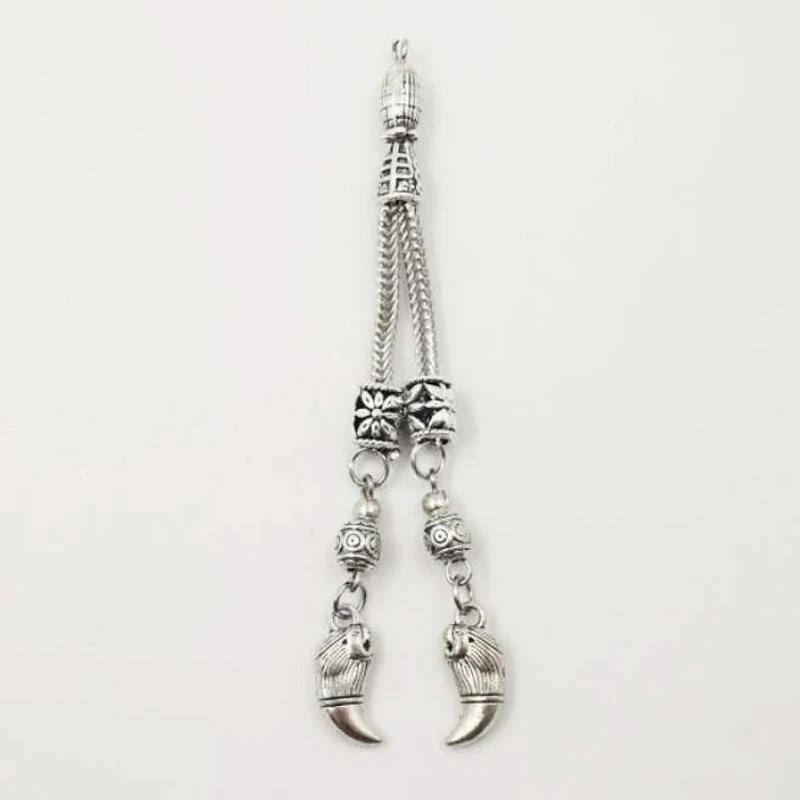 Металлическая подвеска Tasbih с кисточками и головой льва классический стиль