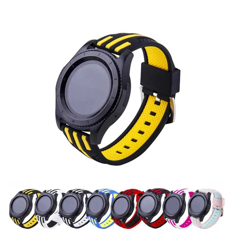 Мягкий резиновый сменный ремешок для Samsung Gear S3 22 мм браслета 2 R380/Neo R381/Live
