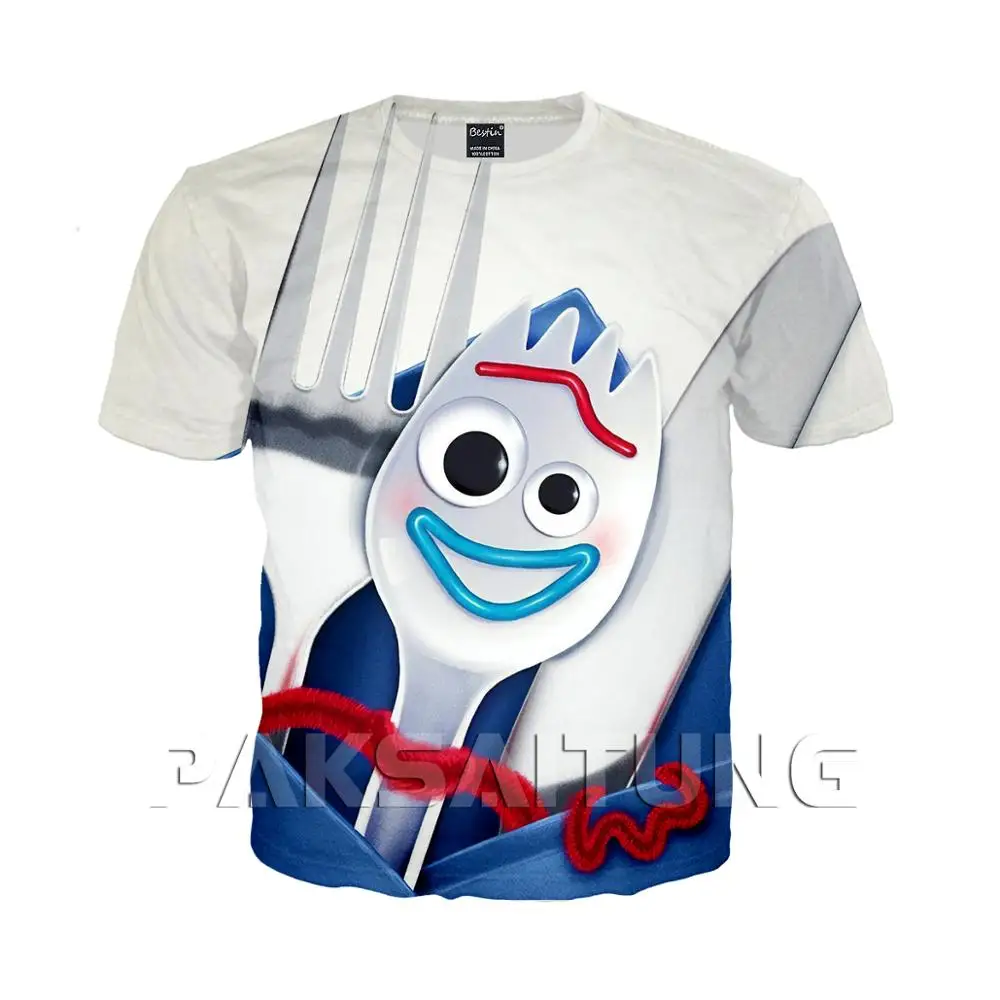 PAKSAITUNG Новая игрушка из фильма История 4 Forky Милая футболка с 3D