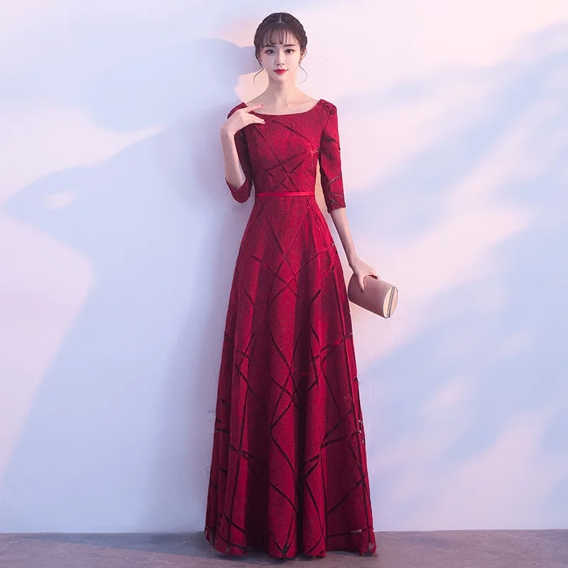 Серое элегантное вечернее платье А силуэта Robe De Soiree Формальные Длинные платья