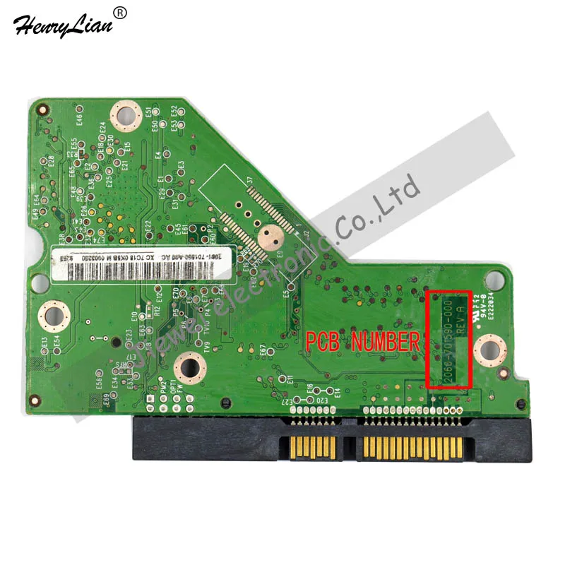 HDD PCB для/логическая плата/номер платы: 2060-701590-000 STICK:2061-701590-E00 |