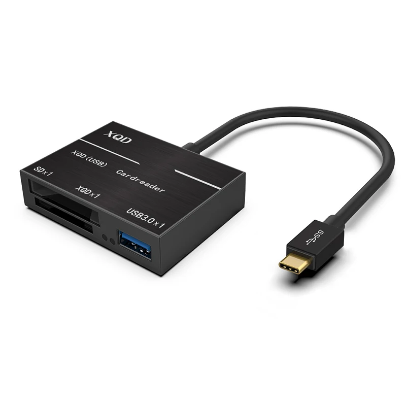 USB-C XQD SD кард-ридер до 500 МБ/с./с высокая скорость тип-c USB3.0 концентратор камера