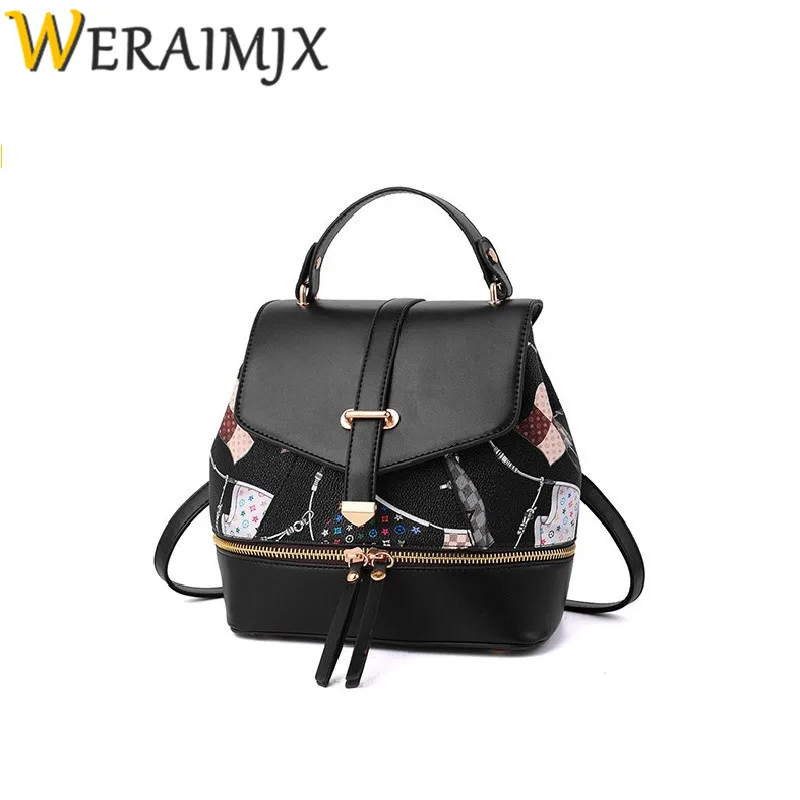 WERAIMJX женский рюкзак из высококачественной кожи Mochila Escolar модные школьные сумки
