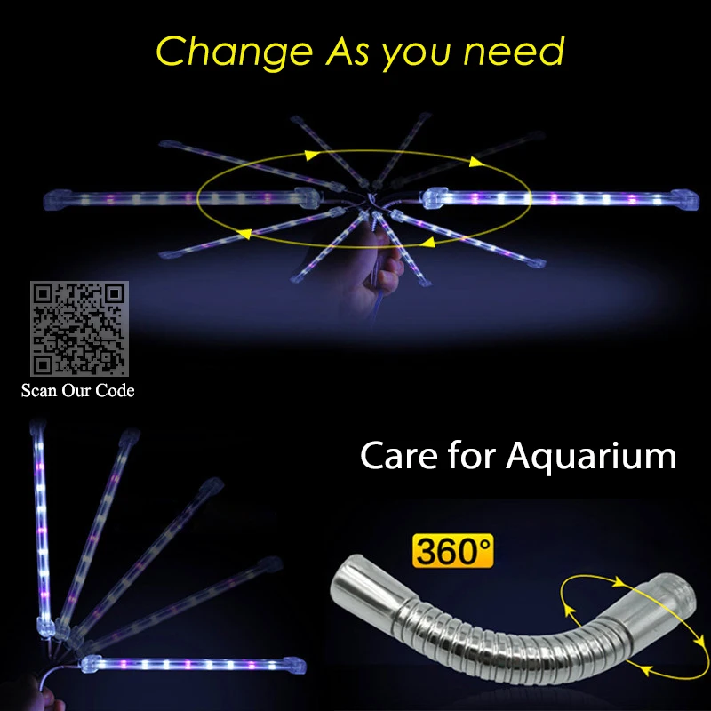 Светодиодный светильник Aqua rium Crystal Catch настенный для Аква-риума аквариума