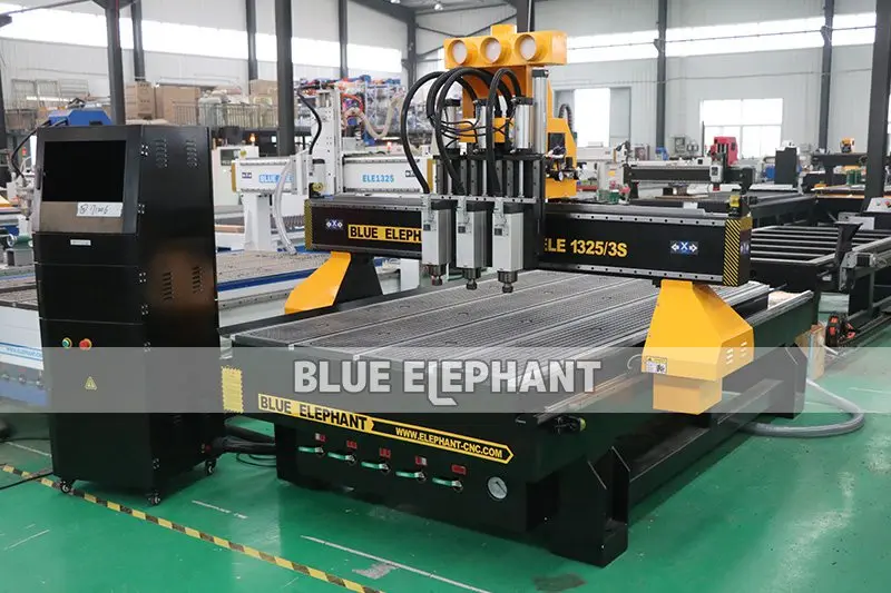 Blue Elephant 1325 1530 2030 Multi Spindle Wood CNC Router Vacuum Table Machine | Инструменты