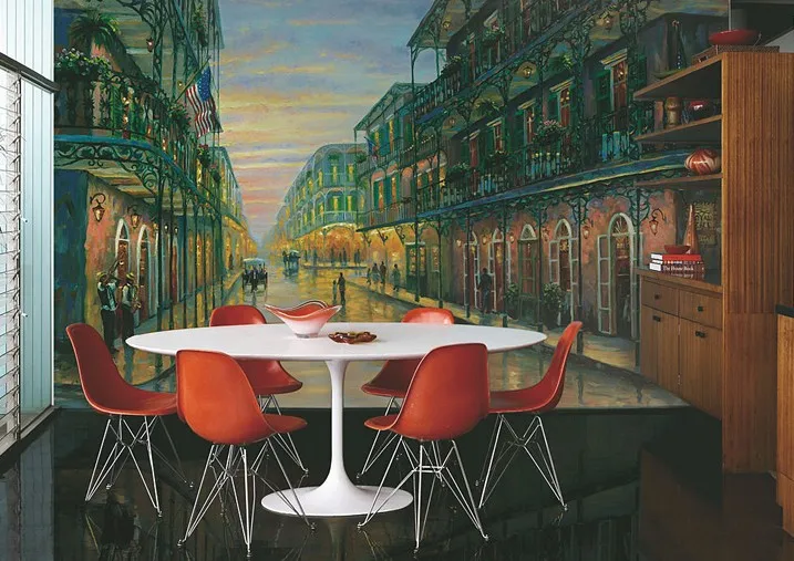 

[Self-Adhesive] 3D Music Band Street Scene Oil Painting 33 Wall Paper mural Wall Print Decal Wall Murals
